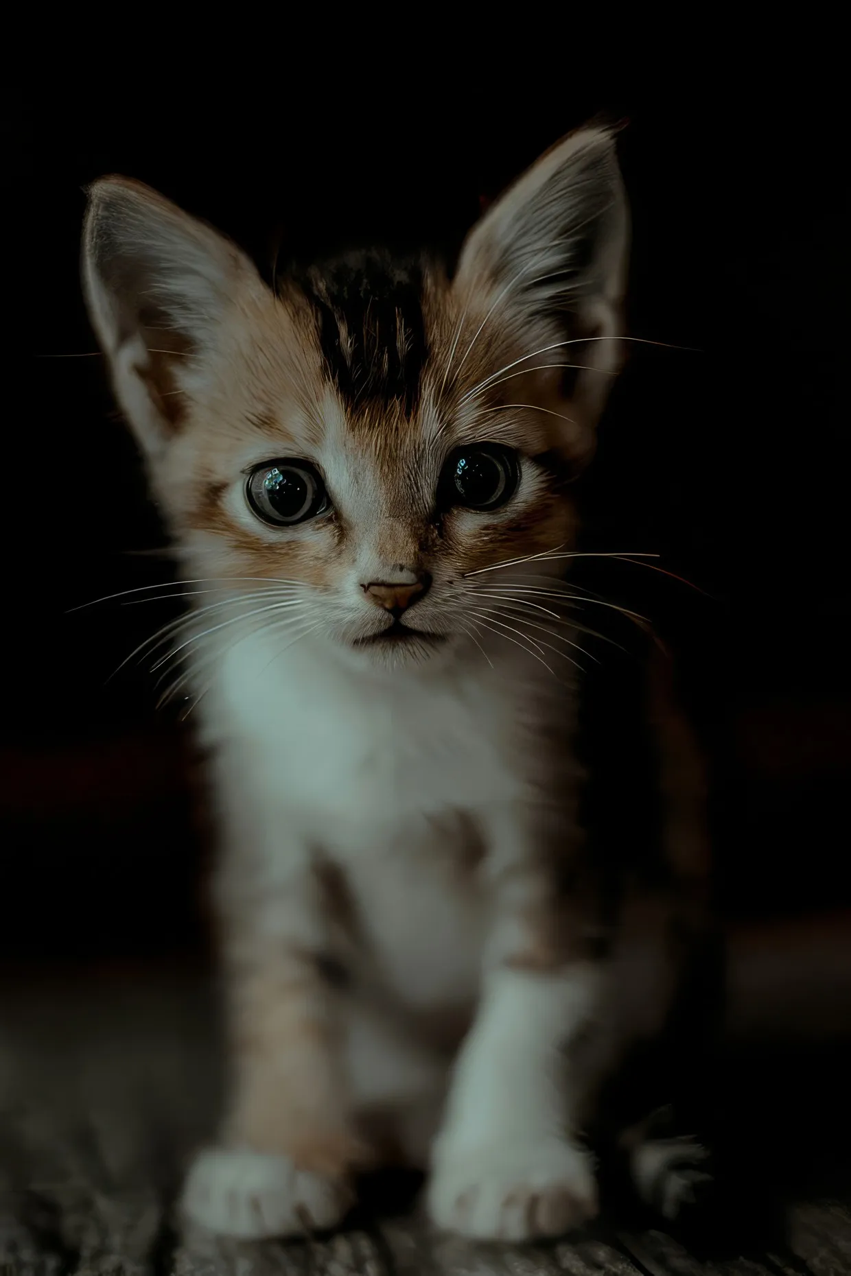 Picture of kitten that has been enhanced by Topaz Labs